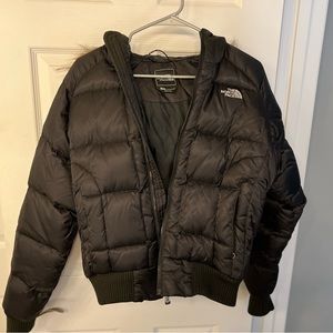 The North Face down bomber jacket